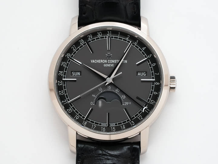 Vacheron Constantin Traditionnelle Complete Calendar Ref. 4010T/000G-B740 18K White Gold Gray Dial Excellent Condition zgh9u2j2