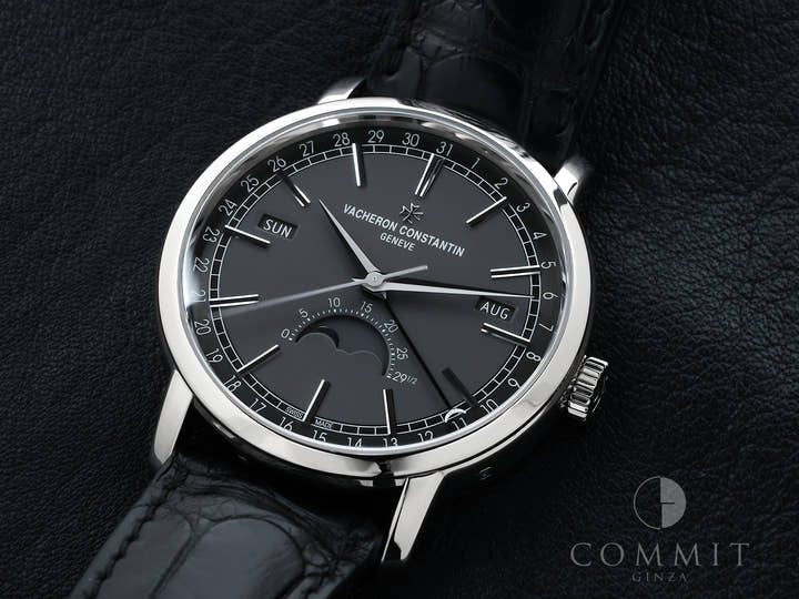 Vacheron Constantin Traditionnelle Complete Calendar Ref. 4010T/000G-B740 18K White Gold Gray Dial Excellent Condition zgh9u2j2