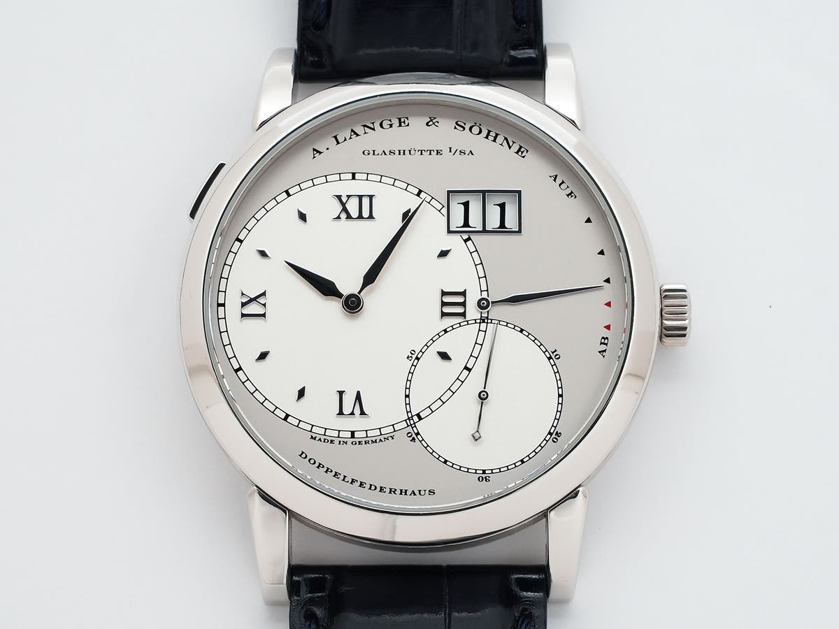 A. Lange &amp; Söhne Grand Lange 1 Ref.115.025 Silver Dial Used nnkqf8dd