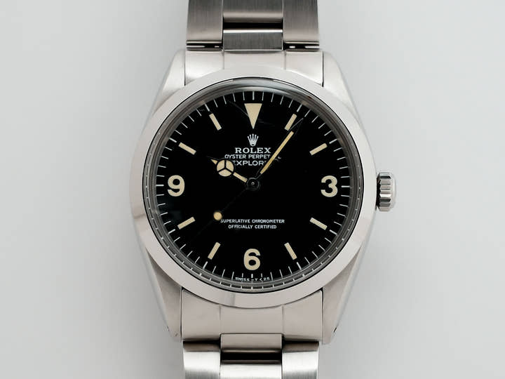 ロレックス エクスプローラーI Ref.1016 ステンレススチール ブラック文字盤