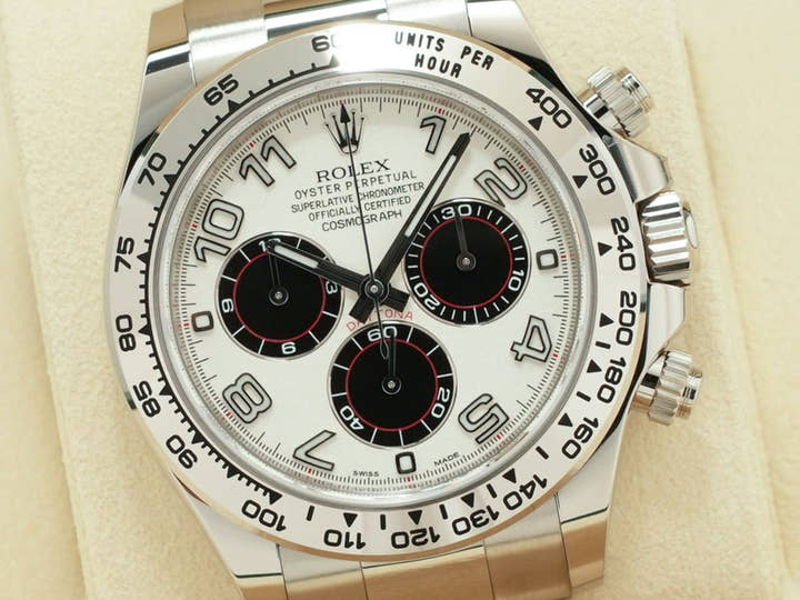 ロレックス デイトナ Ref.116509 ホワイトゴールド ホワイト文字盤