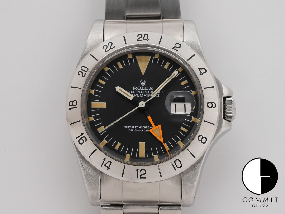 ロレックス エクスプローラーII Ref.1655 SS ブラック文字盤 中古 vsbkfdy3
