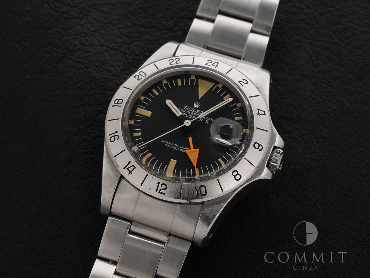 ロレックス エクスプローラーII Ref.1655 SS ブラック文字盤 中古 vsbkfdy3