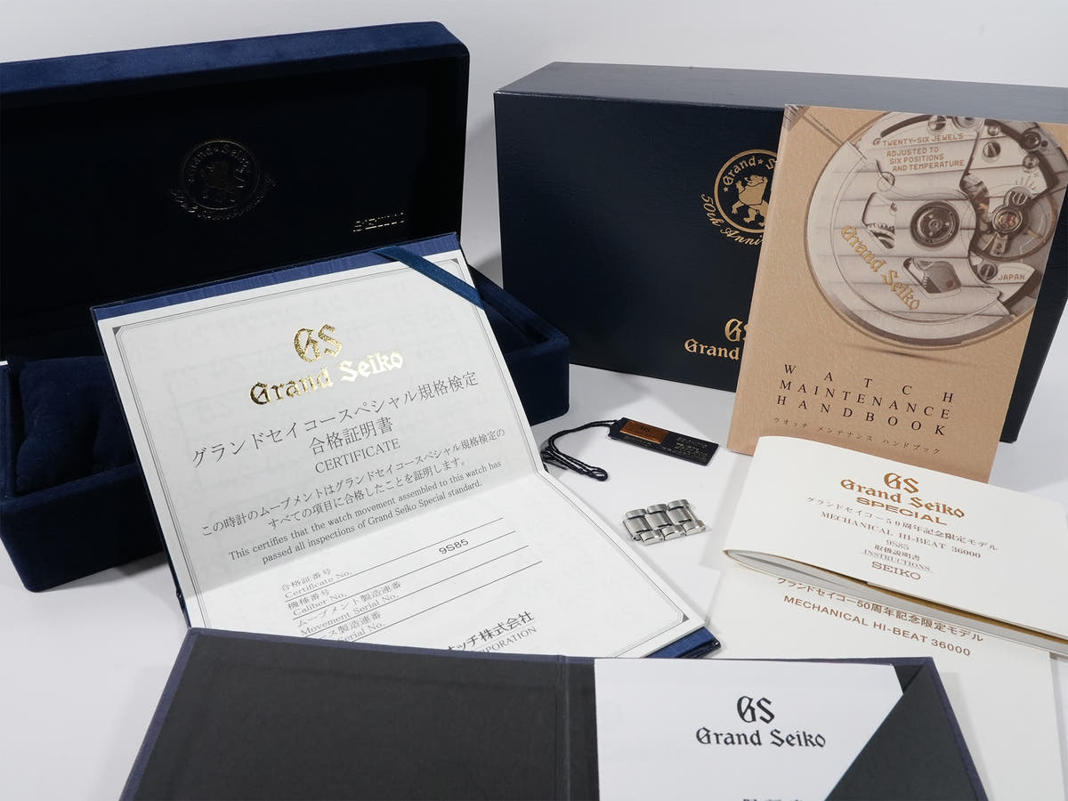 グランドセイコー 50周年記念 Ref.SBGH015 SS シルバー文字盤 中古 s6xae3ke