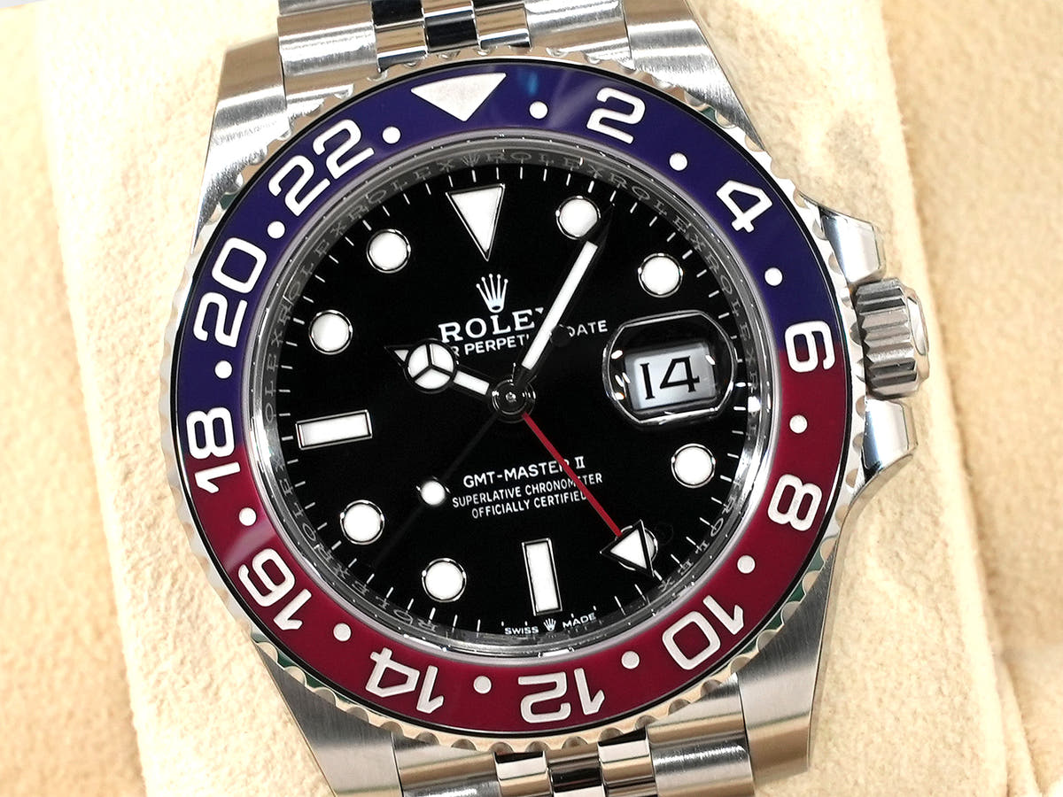 ロレックス GMTマスターII Ref.126710BLRO ブラック文字盤 未使用 drnu4rkn