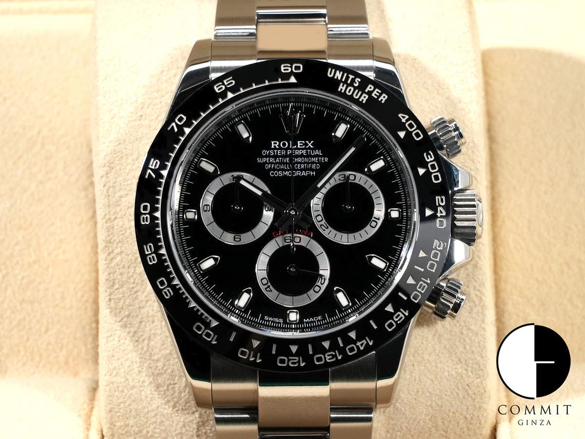 ロレックス デイトナ Ref.116500LN ブラック文字盤 中古 hpq24b4h