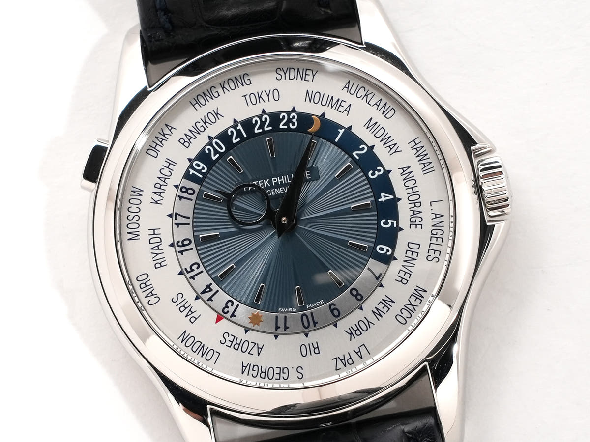 Patek Philippe Complications World Time Ref.5130P-001 Silver Dial Excellent Condition u9e9gdft