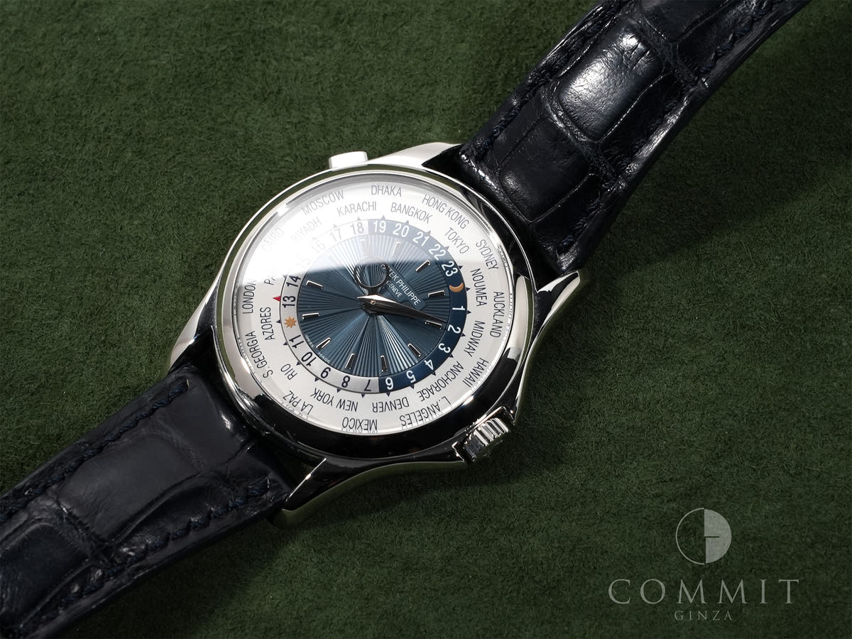 Patek Philippe Complications World Time Ref.5130P-001 Silver Dial Excellent Condition u9e9gdft