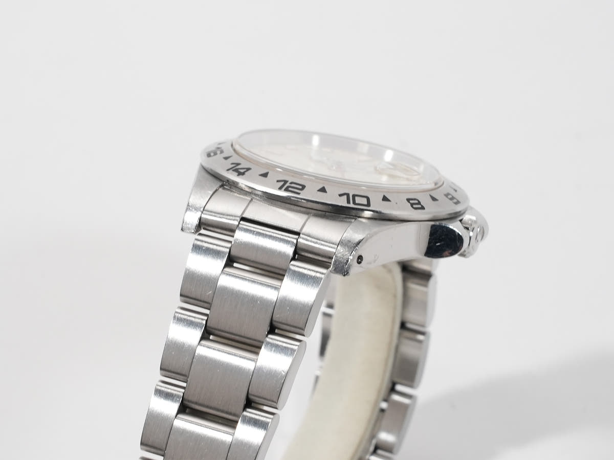 ロレックス エクスプローラー II Ref.16550 アイボリー文字盤 中古 h62ojpzf