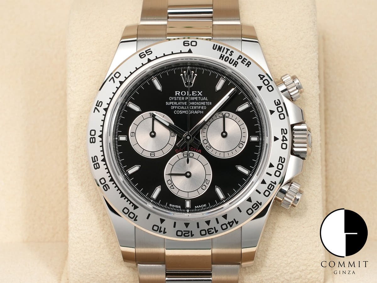 ロレックス デイトナ Ref.126509 ホワイトゴールド ブライトブラックxスチール文字盤