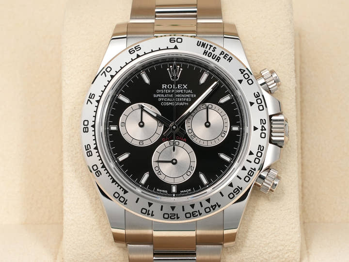 ロレックス デイトナ Ref.126509 ホワイトゴールド ブライトブラックxスチール文字盤