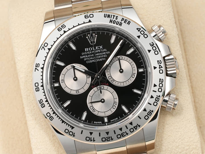 ロレックス デイトナ Ref.126509 ホワイトゴールド ブライトブラックxスチール文字盤