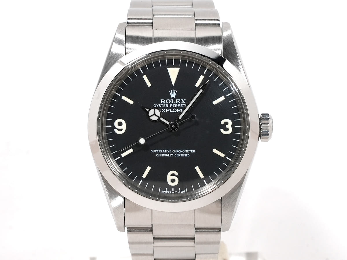 ロレックス エクスプローラーI Ref.1016 ブラック文字盤 中古 cv6ruuhc