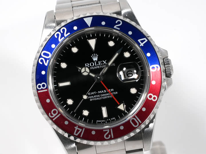 ロレックス GMTマスター Ref.16700 ステンレススチール ブラック文字盤 オイスターブレスレット