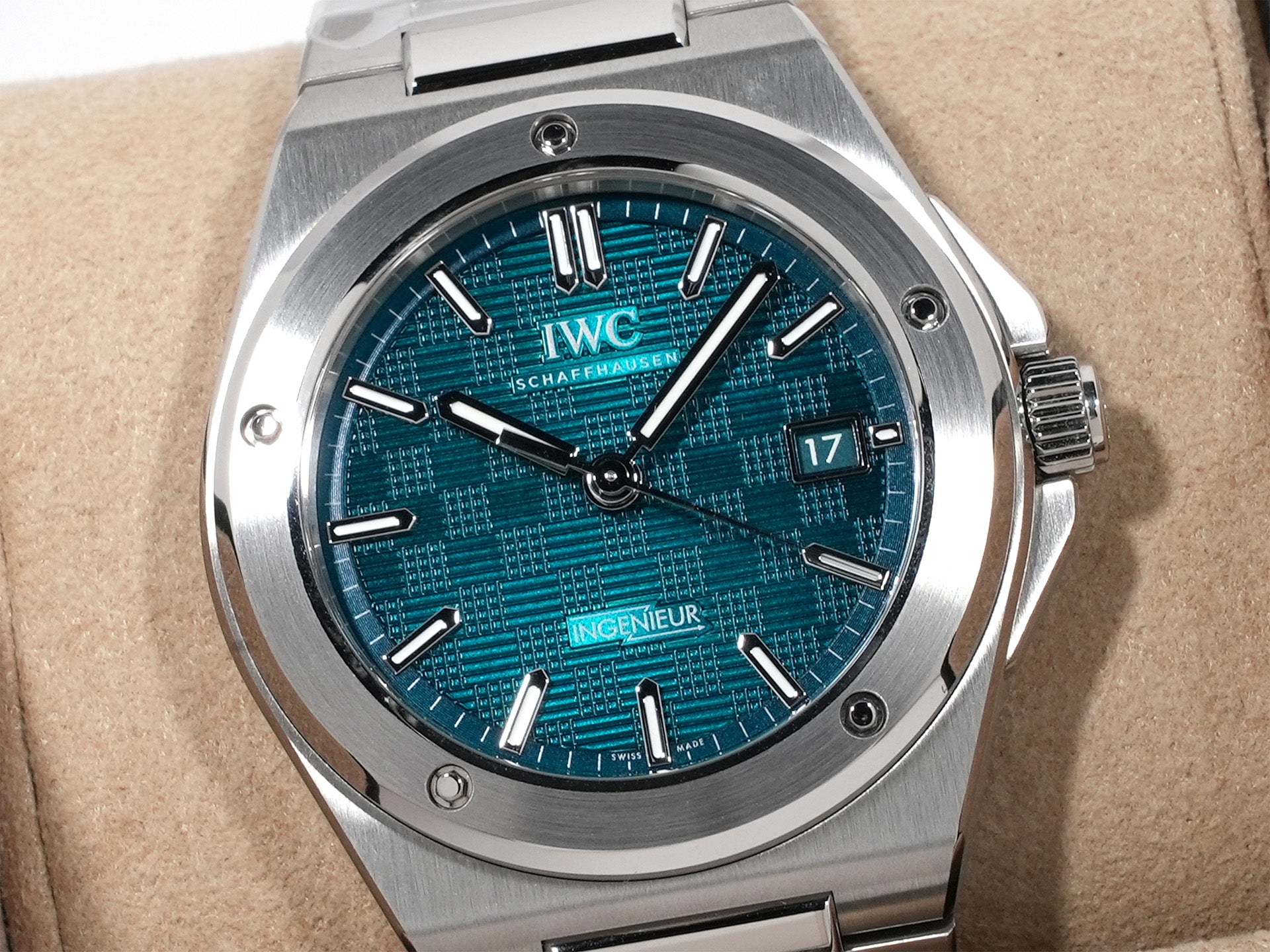 IWC インヂュニア オートマティック 40 Ref.IW328903 SS グリーン文字盤