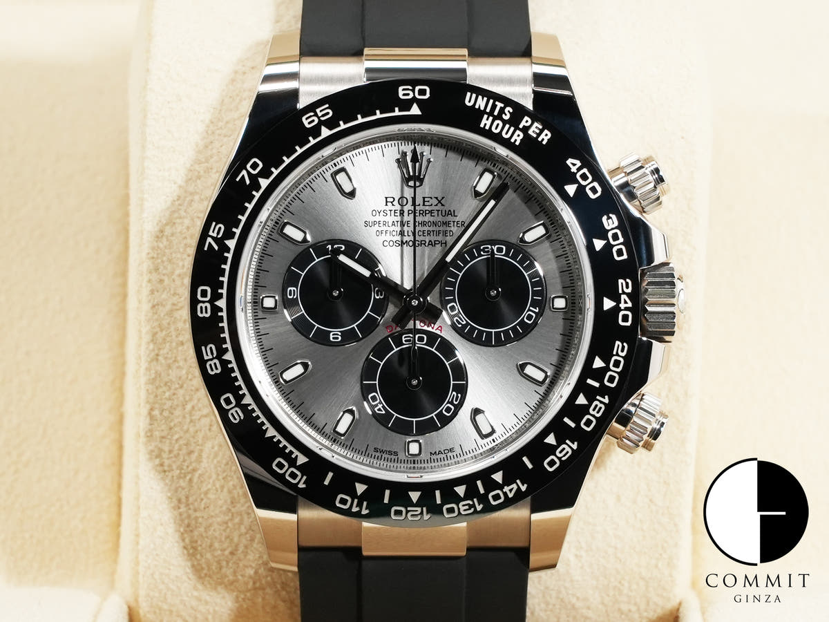Rolex Daytona Ref. 116519LN White Gold Steel x Black Dial