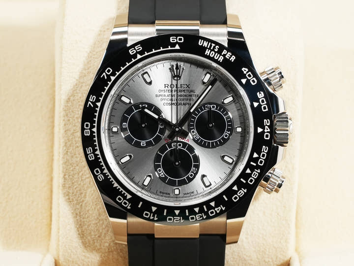 Rolex Daytona Ref. 116519LN White Gold Steel x Black Dial