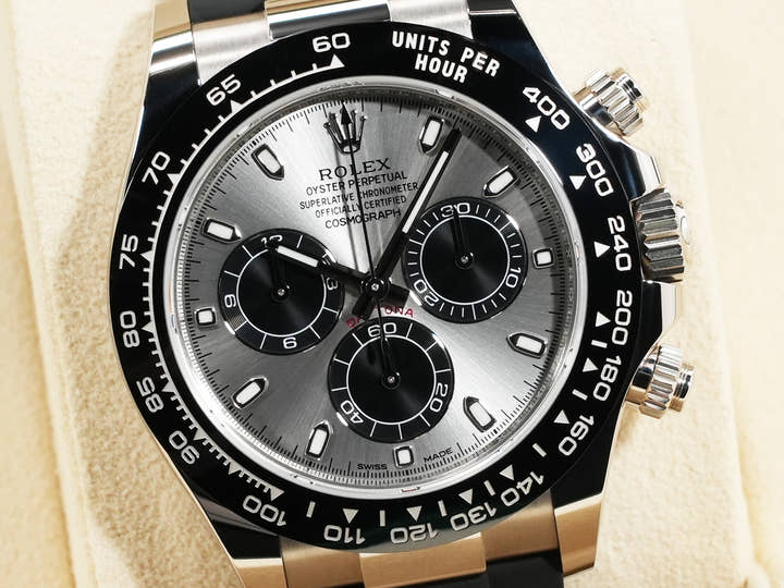 Rolex Daytona Ref. 116519LN White Gold Steel x Black Dial