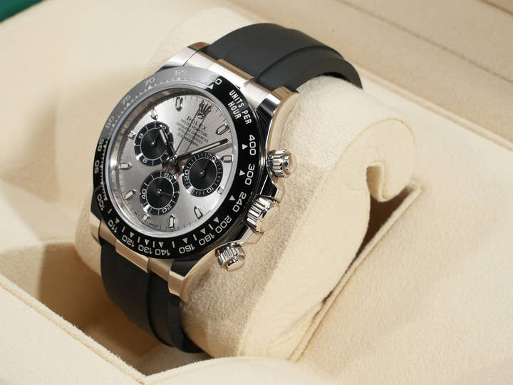 Rolex Daytona Ref. 116519LN White Gold Steel x Black Dial