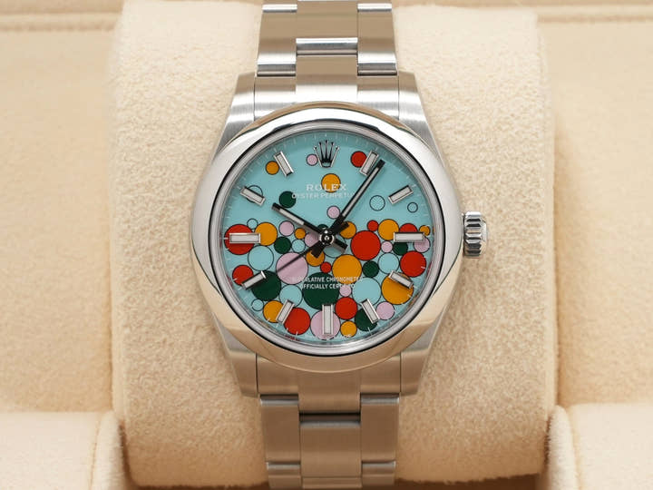 ロレックス オイスターパーペチュアル31 Ref.277200 ステンレススチール セレブレーションモチーフ文字盤