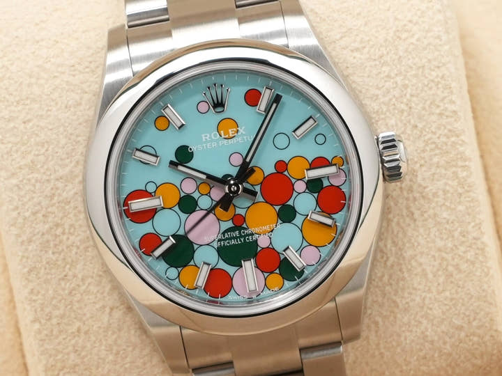 ロレックス オイスターパーペチュアル31 Ref.277200 ステンレススチール セレブレーションモチーフ文字盤
