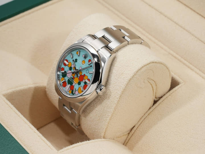 ロレックス オイスターパーペチュアル31 Ref.277200 ステンレススチール セレブレーションモチーフ文字盤