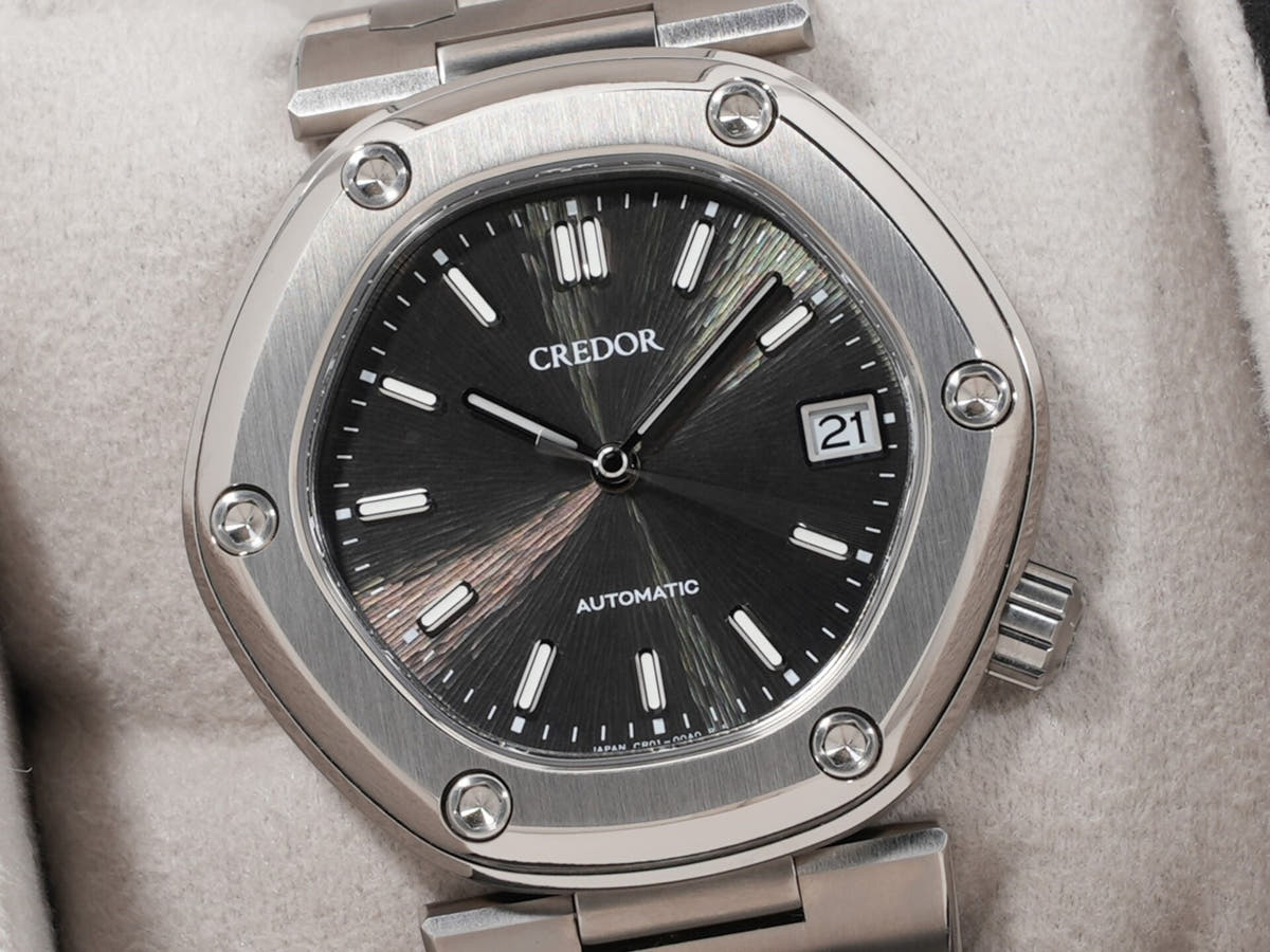 Seiko Credor Locomotive Ref.GCCR999 Black Dial Very Good Condition qpbtf6ng
