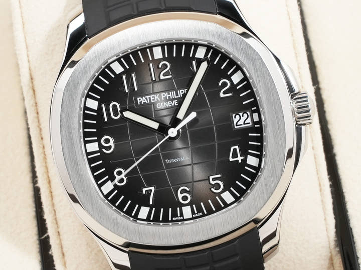 パテックフィリップ アクアノート TIFFANY＆CO. Ref.5167A-001 ステンレススチール ブラック文字盤