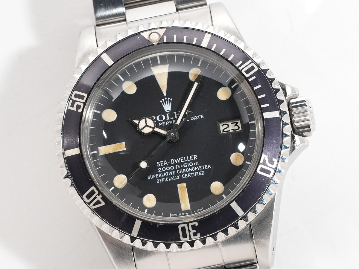 ロレックス シードゥエラー Ref.1665 ブラック文字盤 中古 6okd7mfd