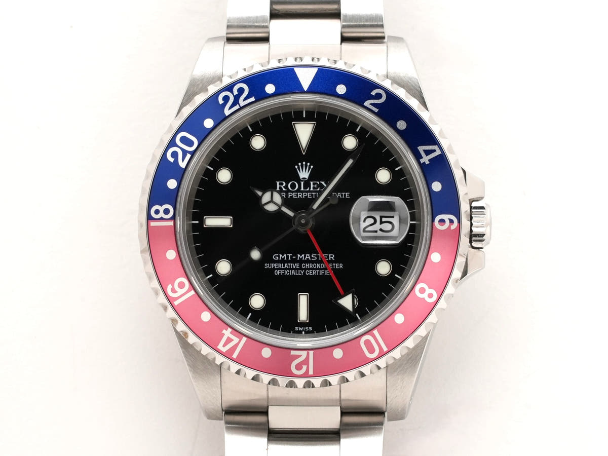ロレックス GMTマスター Ref.16700 ブラック文字盤 美中古 9a8m3x7k