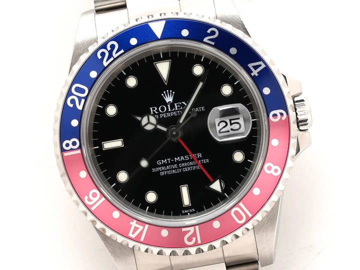 ロレックス GMTマスター Ref.16700 ステンレススチール ブラック文字盤 オイスターブレスレット