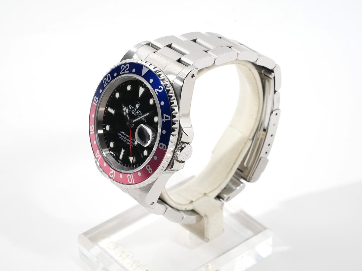 ロレックス GMTマスター Ref.16700 ブラック文字盤 美中古 9a8m3x7k