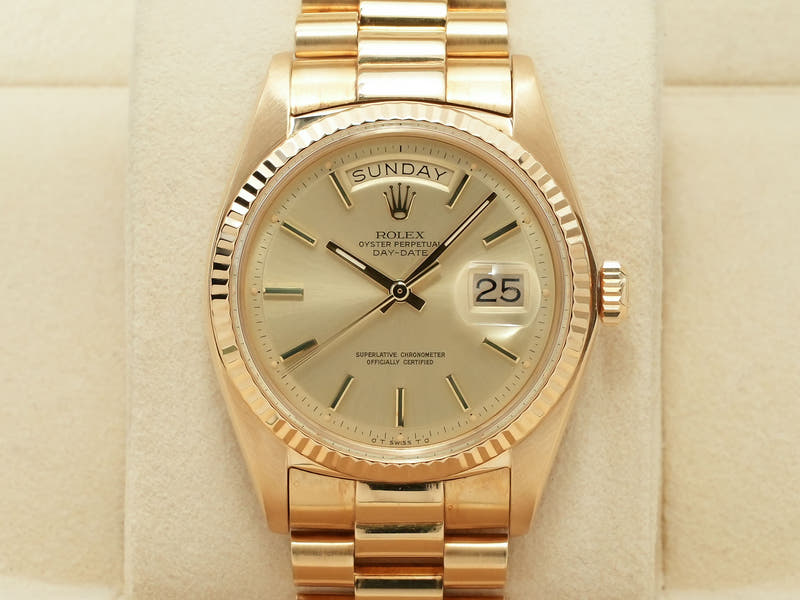ロレックス デイデイト Ref.1803/8 シャンパン文字盤 中古 zjdf8vzr