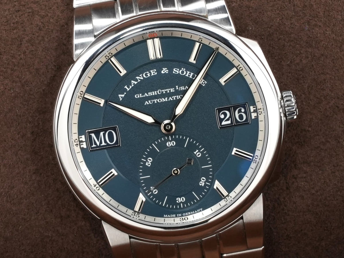 A.ランゲ＆ゾーネ オデュッセウス Ref.363.179 ダークブルー文字盤 美中古 eaqwjzjt