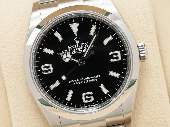 Rolex Explorer 36 Ref. 124270 Stainless Steel Black Dial