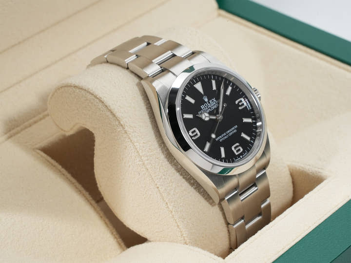 Rolex Explorer 36 Ref. 124270 Stainless Steel Black Dial