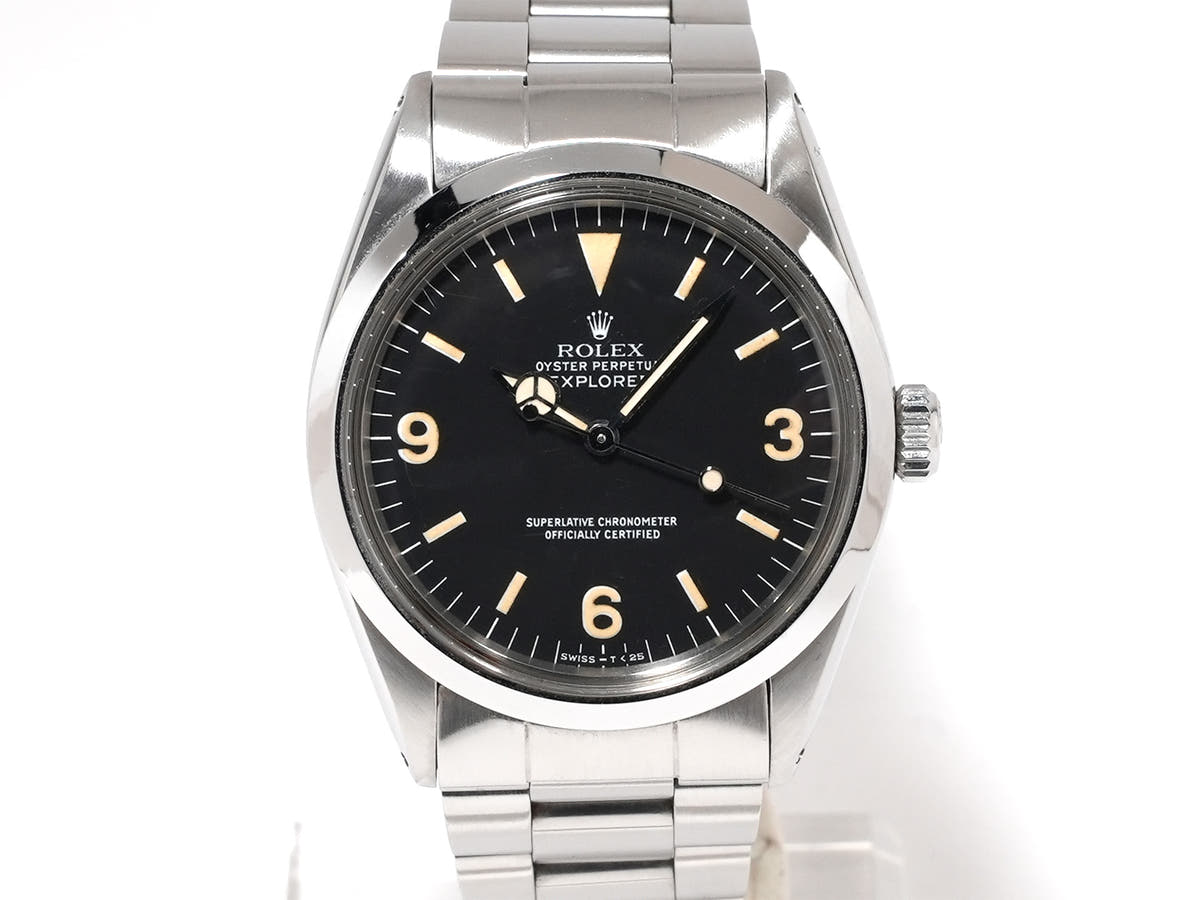 ロレックス エクスプローラーI Ref.1016 ブラック文字盤 中古 xsm3r6fz
