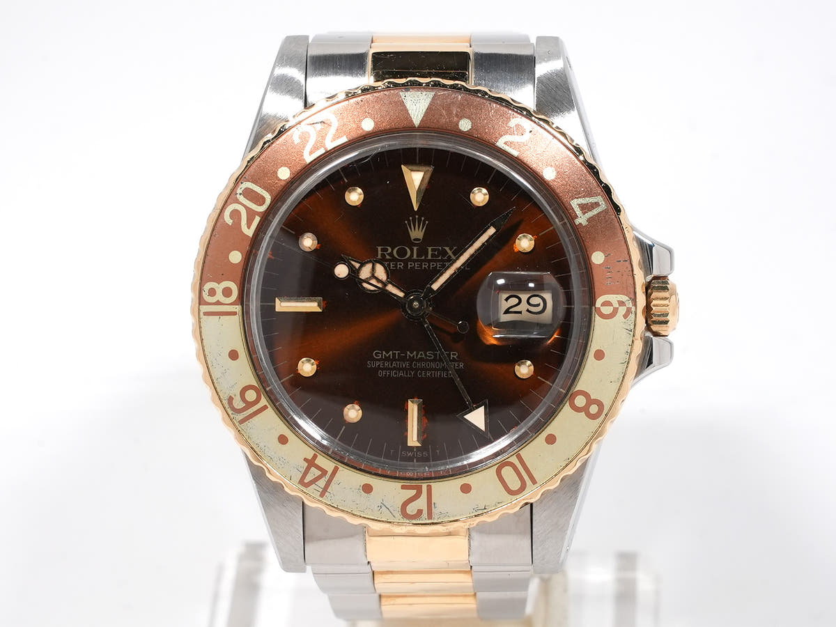ロレックス GMTマスター Ref.16753 ブラウン文字盤 中古 me4yupm2