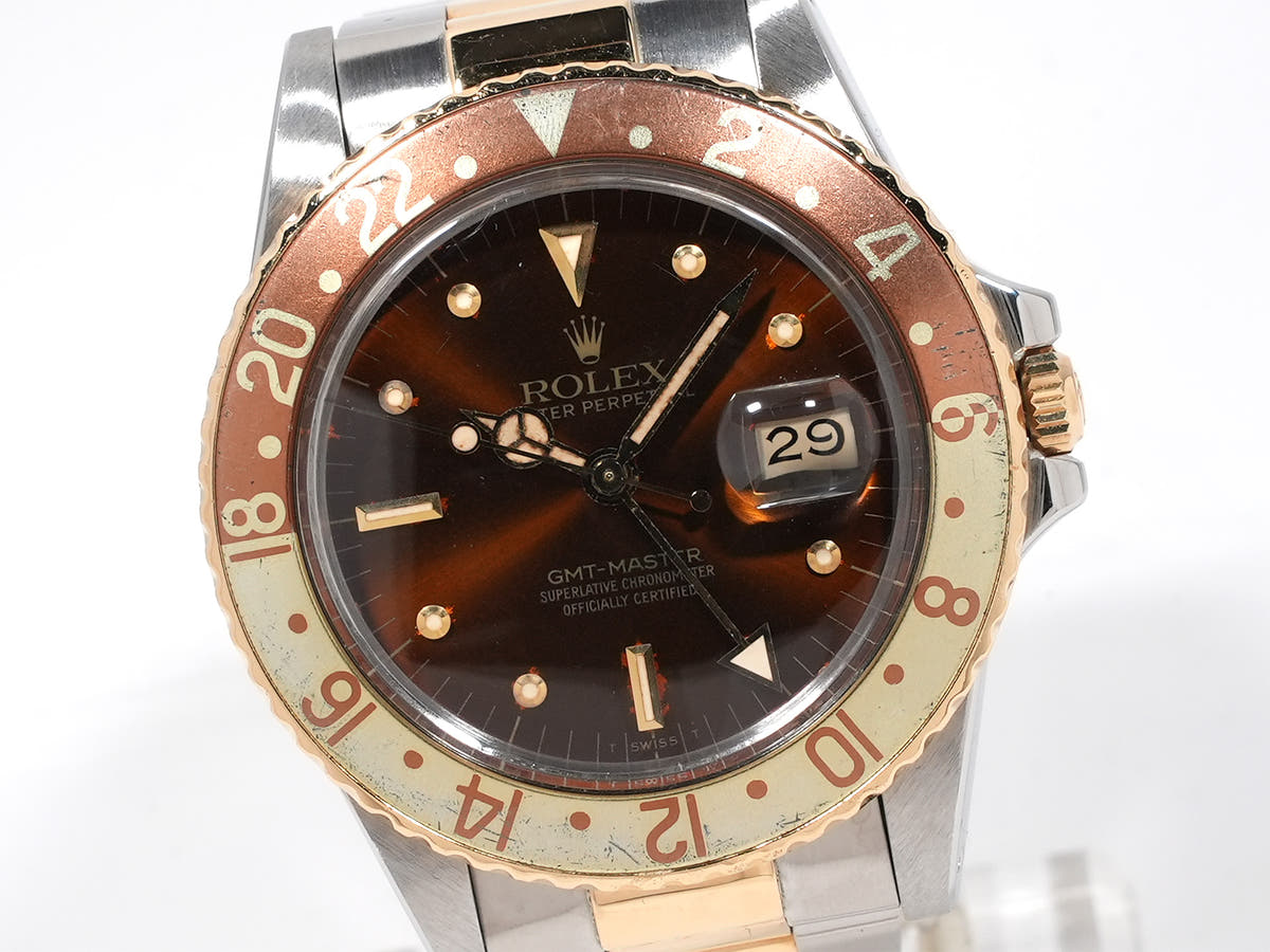 ロレックス GMTマスター Ref.16753 ブラウン文字盤 中古 me4yupm2