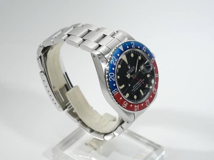 ロレックス GMTマスター Ref.1675 ステンレススチール ブラック文字盤 オイスターブレスレット