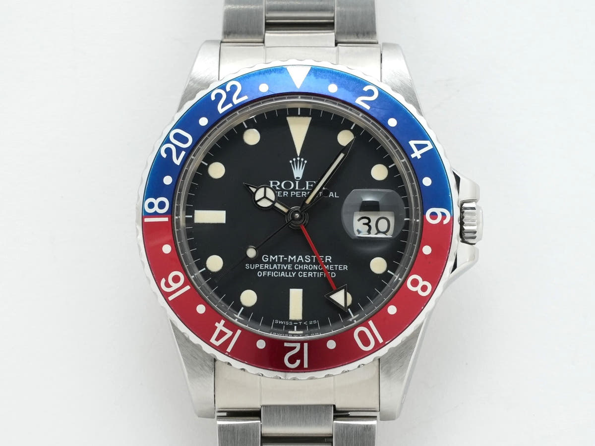 ロレックス GMTマスター Ref.16750 ブラック文字盤 中古 rwosb6qt