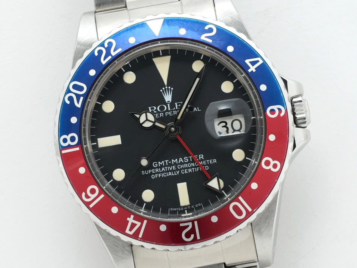 ロレックス GMTマスター Ref.16750 ブラック文字盤 中古 rwosb6qt