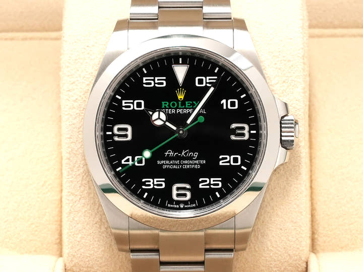 ロレックス エアキング Ref.126900 ステンレススチール ブラック文字盤