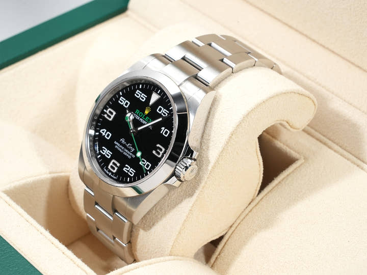 ロレックス エアキング Ref.126900 ステンレススチール ブラック文字盤