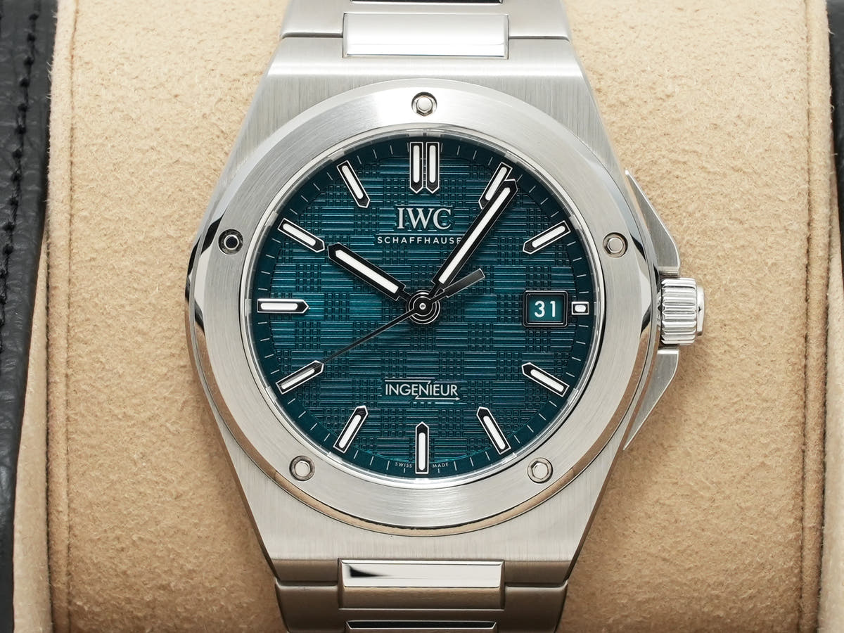 IWC インヂュニア オートマティック 40 Ref.IW328903 SS グリーン文字盤 美品 uqf9mkwh