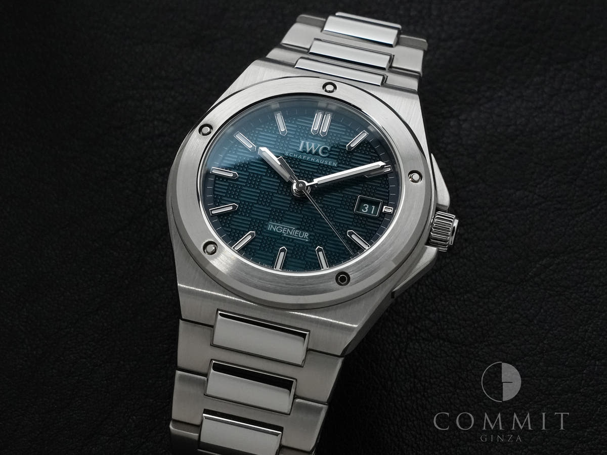 IWC インヂュニア オートマティック 40 Ref.IW328903 SS グリーン文字盤 美品 uqf9mkwh