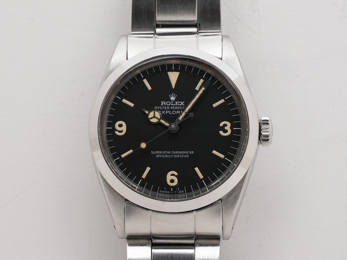 ロレックス エクスプローラーI Ref.1016 ブラック文字盤 中古 nad23gk4