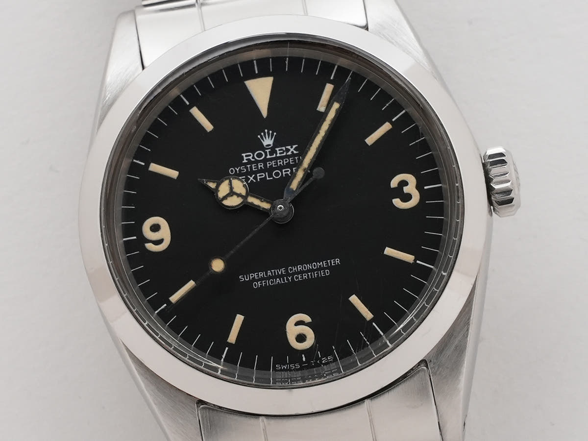 ロレックス エクスプローラーI Ref.1016 ブラック文字盤 中古 nad23gk4