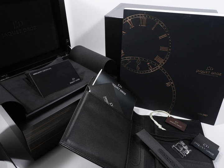 ジャケドロー グランセコンド スケルトン Ref.J003525542 PLASMA CERAMIC スケルトン文字盤 極美品 empnwnmh