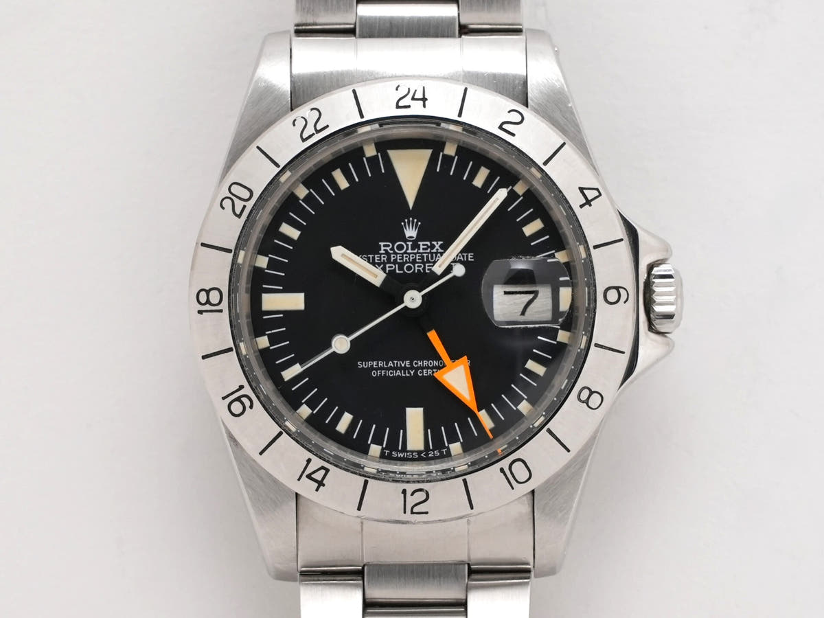 ロレックス エクスプローラーII Ref.1655 ブラック文字盤 中古 wehirt9n